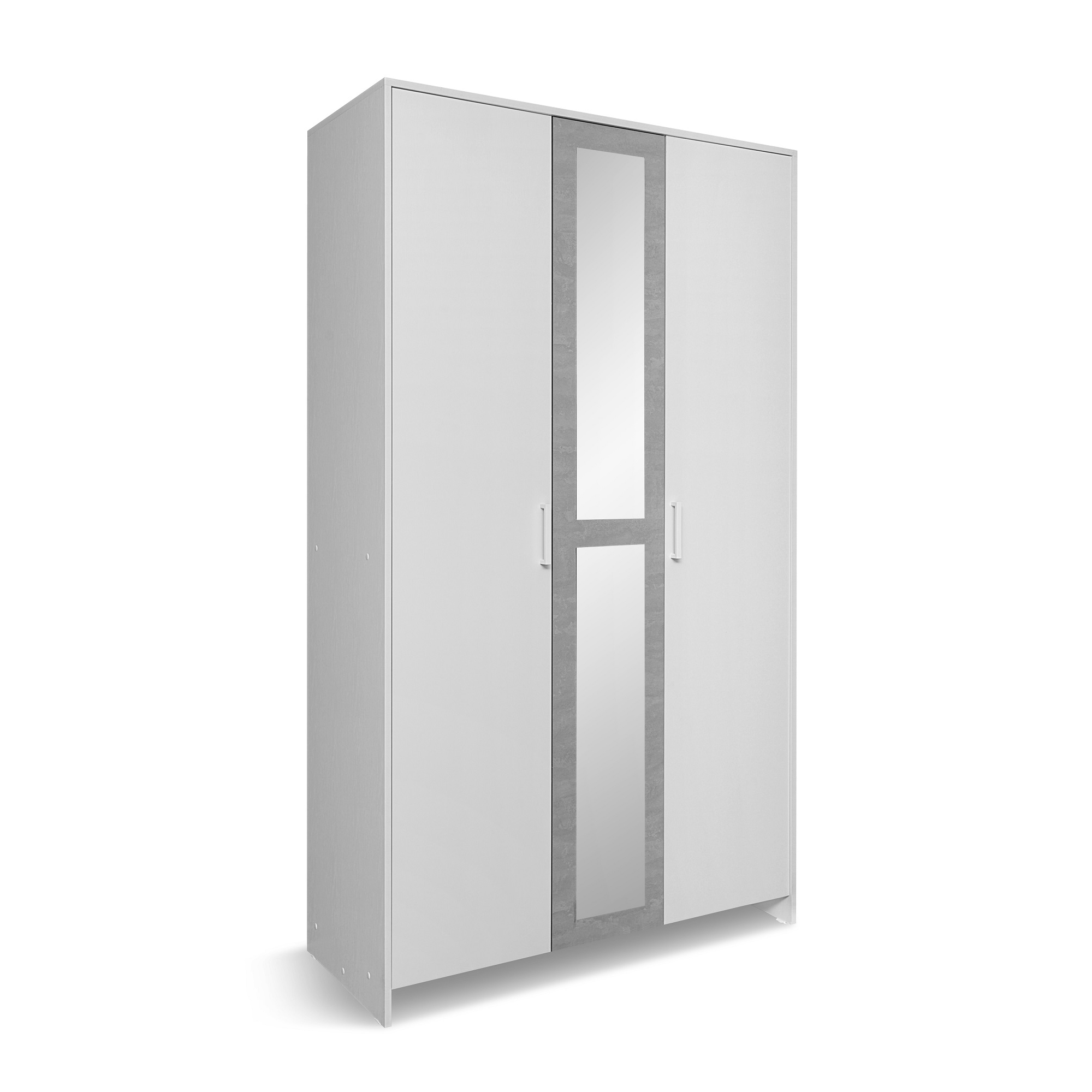 Фото сг рио шкаф 3-х дверный цвет бетонный камень  от МебельОптТорг